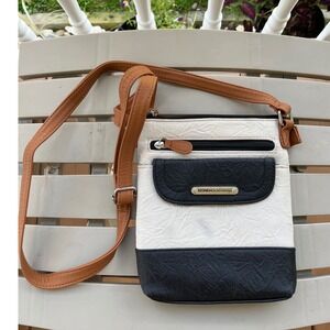 Stone Mountain USA Crossbody Bag Small Purse Neutral Colorblock Travel